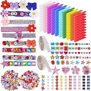 100-Piece Cheer Pin Craft Kit with Decorations
