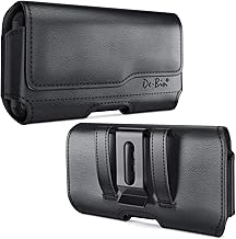 Cell Phone Belt Holster for iPhone and Galaxy Models Black