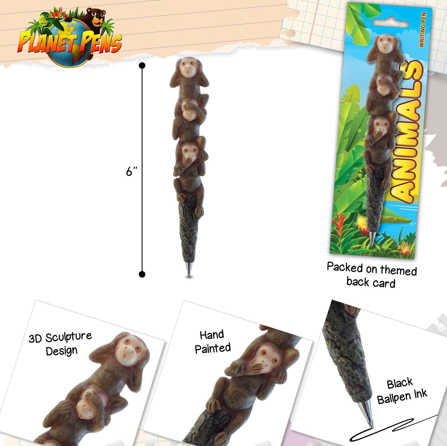 Colorful Novelty Pen for Kids and Adults
