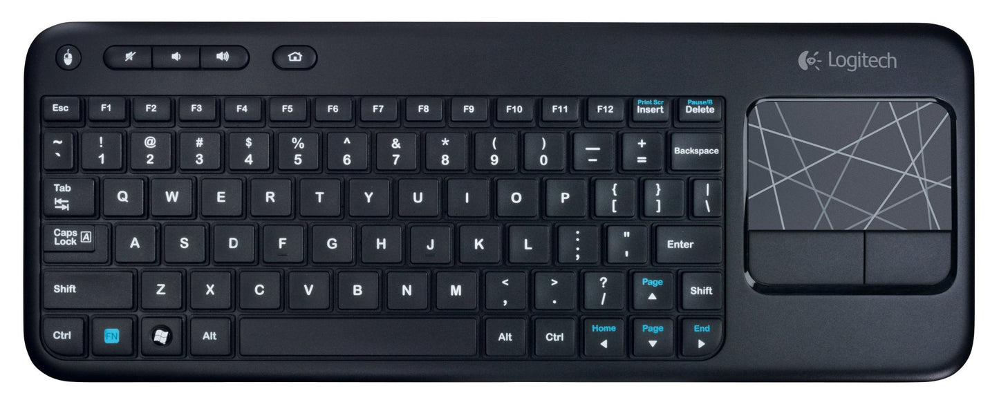 Wireless Touch Keyboard K400 with Built-In Multi-Touch Touchpad