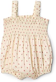 Baby Girls' Woven Sleeveless Romper