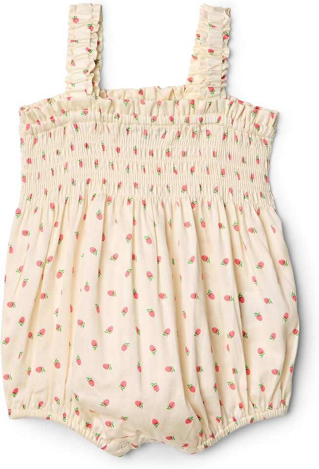Baby Girls' Woven Sleeveless Romper