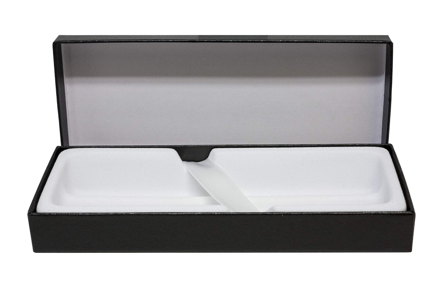Refillable pencil with brushed chrome finish