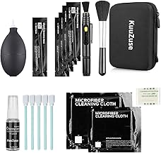 Professional DSLR Camera Cleaning Kit with Swabs and Cloths