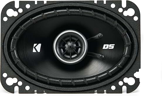 Pair of 4x6-inch 4-Ohm Coaxial Speakers