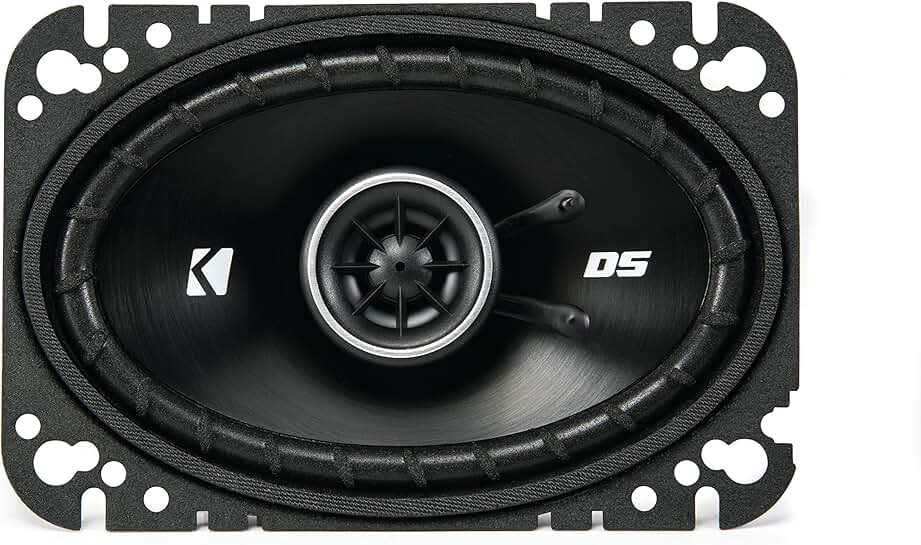 Pair of 4x6-inch 4-Ohm Coaxial Speakers