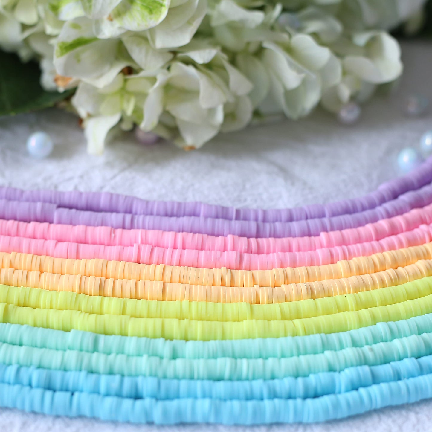 Colorful Clay Beads for Jewelry Making and Crafts