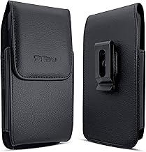 Vertical Cell Phone Belt Holder Case with Belt Clip