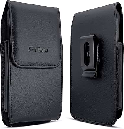 Vertical Cell Phone Belt Holder Case with Belt Clip