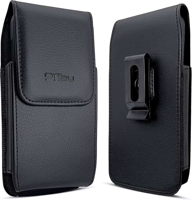 Vertical Cell Phone Belt Holder Case with Belt Clip