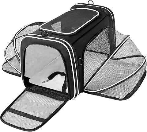 Large Expandable Soft Pet Carrier with Multiple Entries