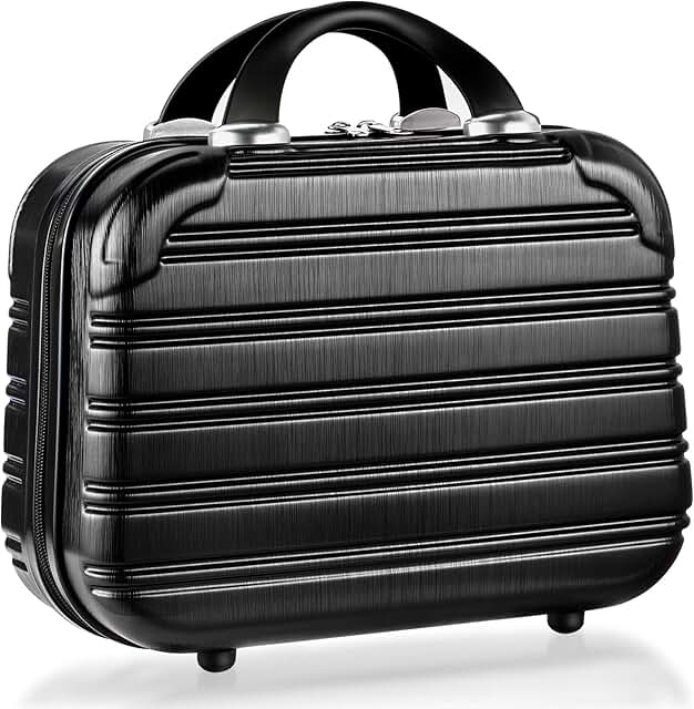 14-Inch Hard Shell Makeup Travel Organizer