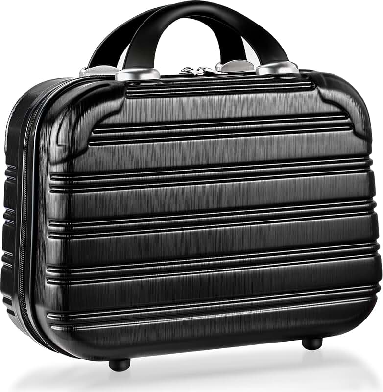 14-Inch Hard Shell Makeup Travel Organizer