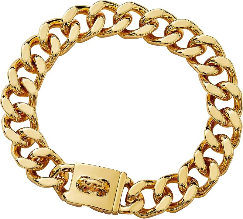 Heavy Duty 21MM Stainless Steel Dog Chain Collar