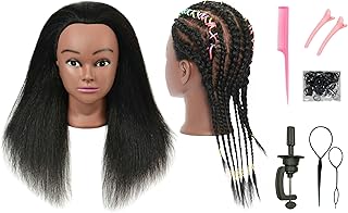 Mannequin Head with Human Hair for Hair Styling Practice
