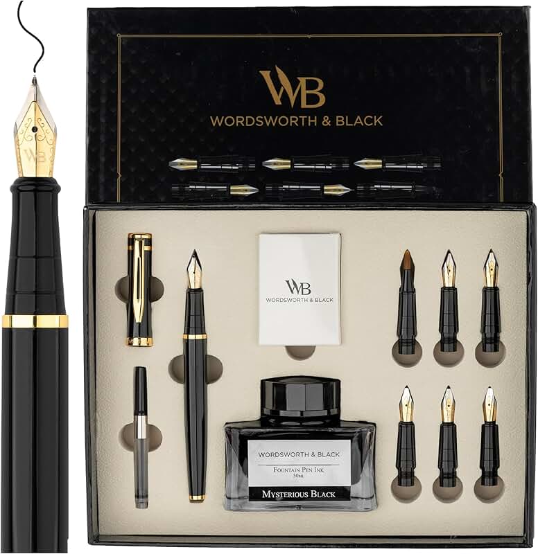Calligraphy Pen Gift Set with Nibs and Accessories