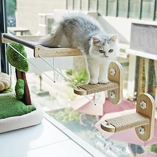 Foldable Cat Window Perch and Shelves Set