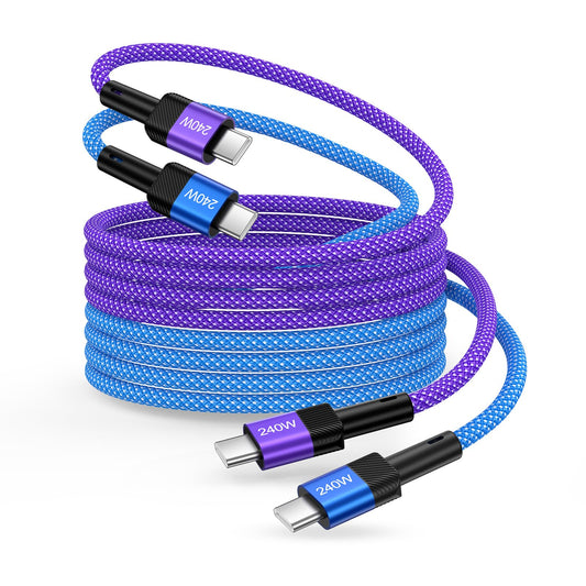 2-Pack 3FT USB C to USB C Fast Charging Cable