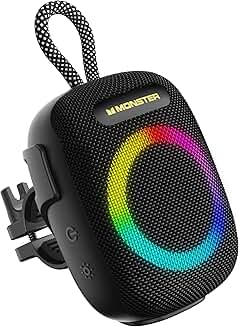 Portable Waterproof Bluetooth Bike Speaker with Lights