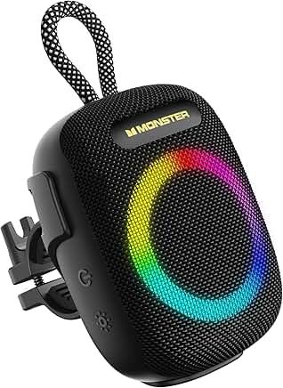 Portable Waterproof Bluetooth Bike Speaker with Lights