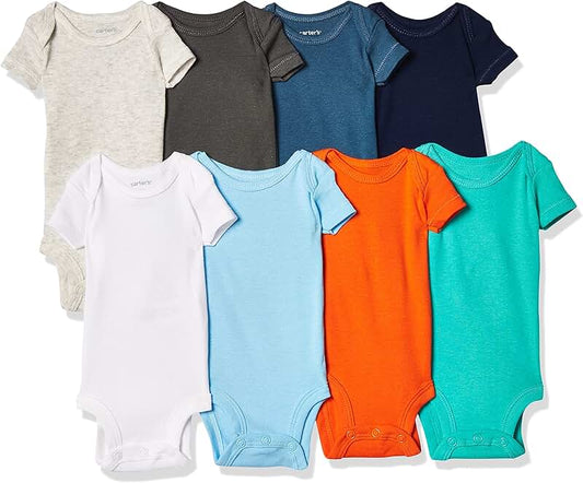 Baby Boys' 8-Pack Short-Sleeve Bodysuits
