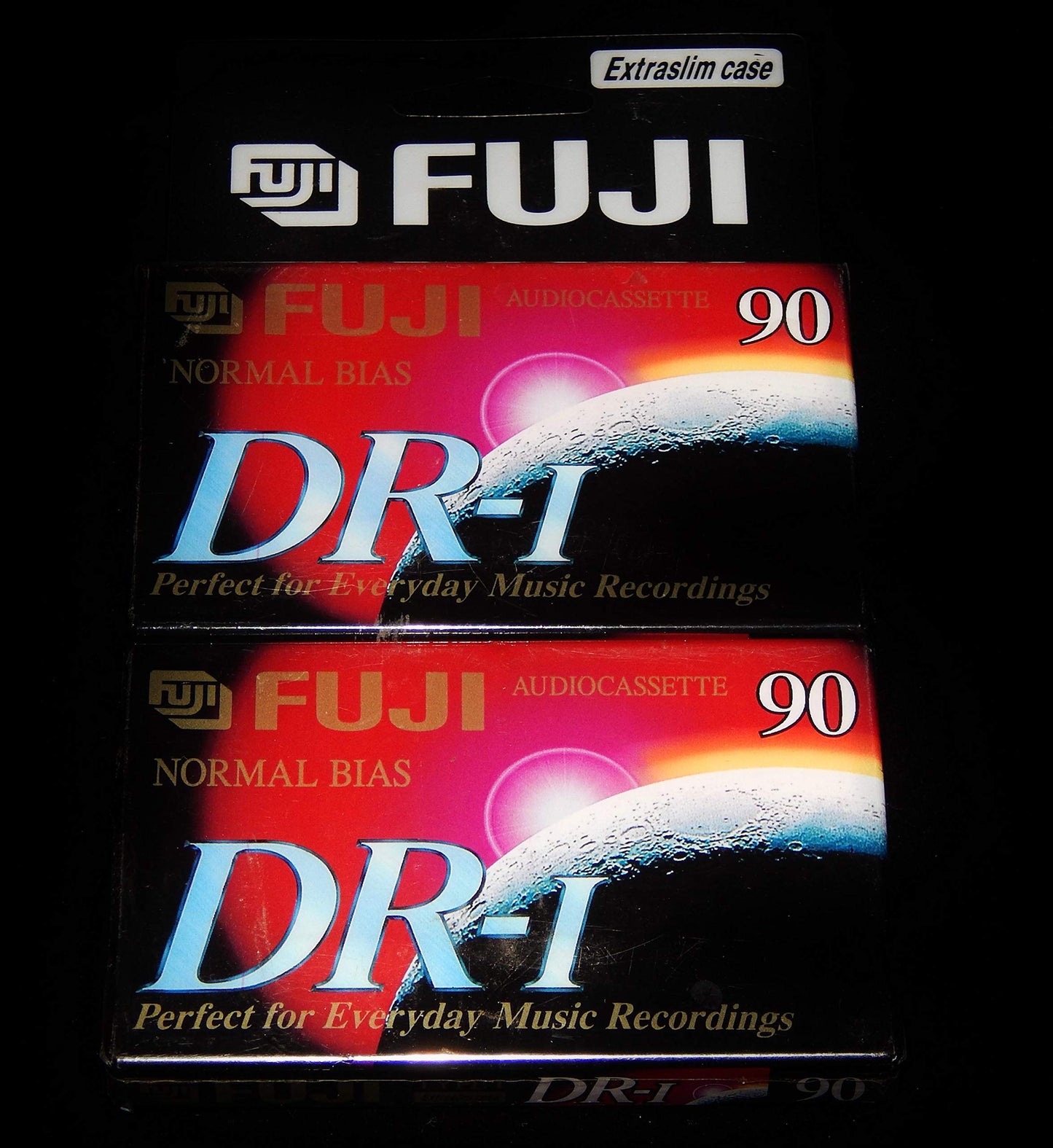 Dri90 Blank Audio Cassette 2pk Extraslim Case
