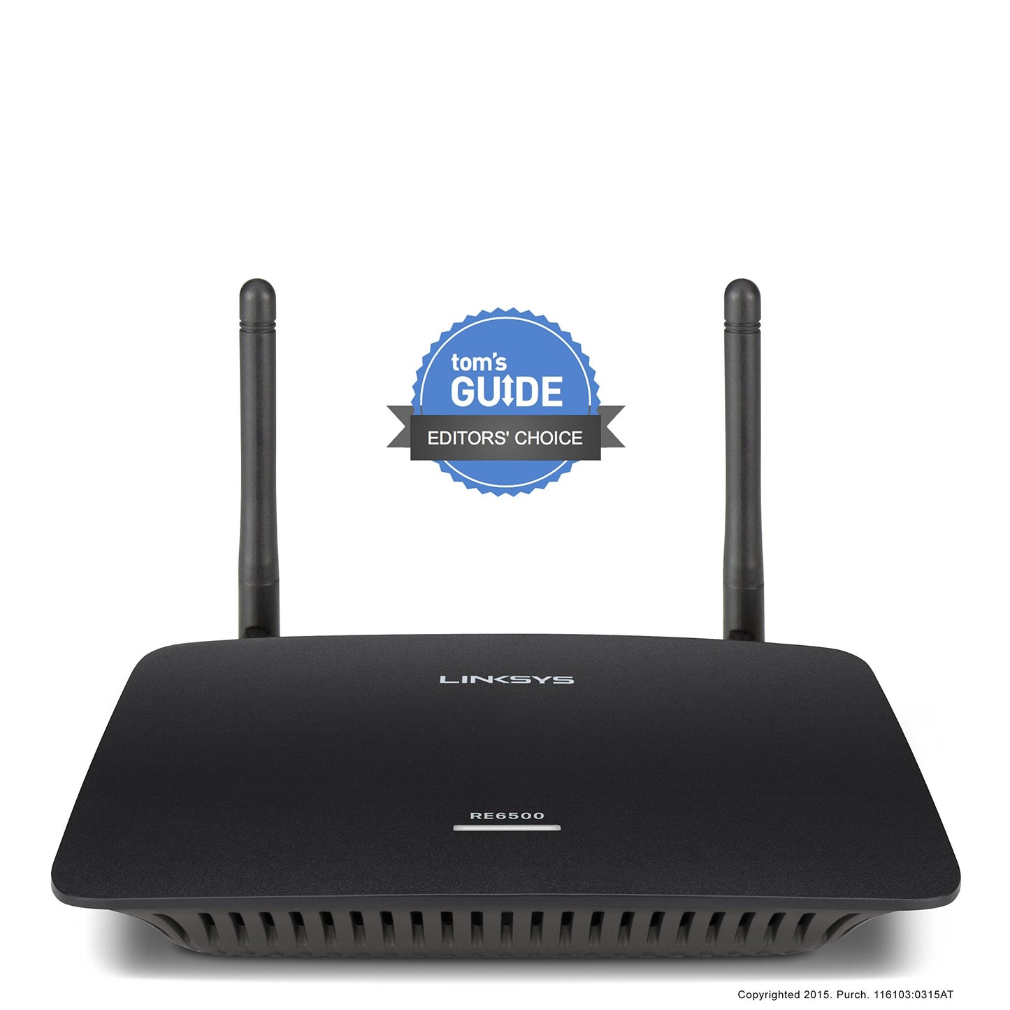 RE6500: AC1200, Dual-Band Wi-Fi Extender, Internet Booster, 4 Gigabit Ethernet Ports, Uninterrupted Streaming and Gaming (Black)