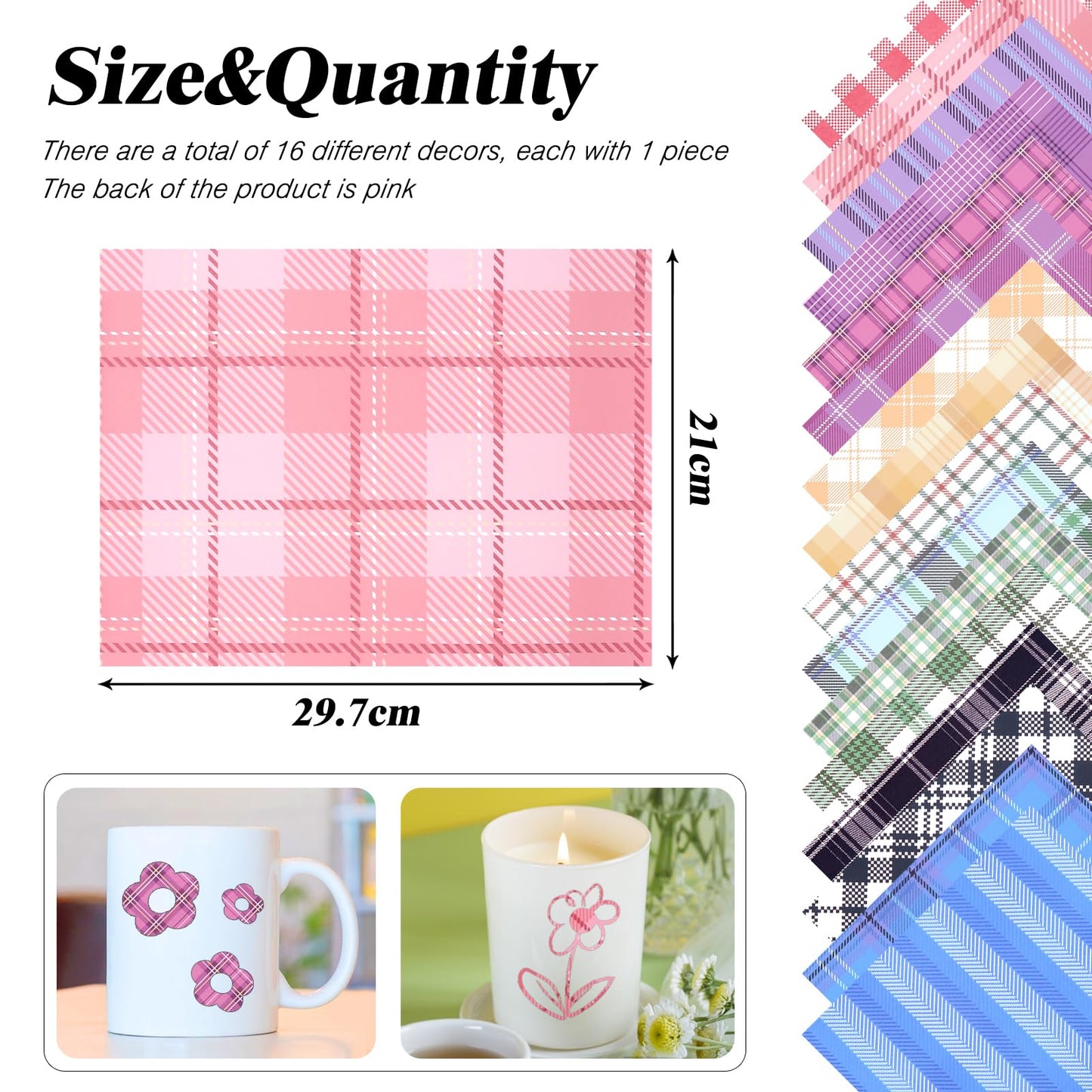 Infusible Ink Sheets 8.27x11.7 Inches 16 Sheets