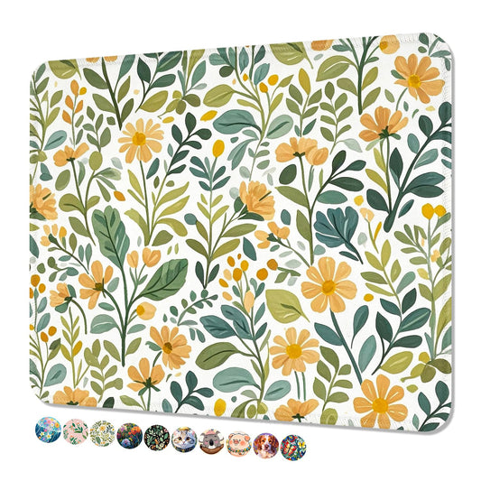 Square 10x8 Inch Waterproof Mouse Pad with Non-Slip Base