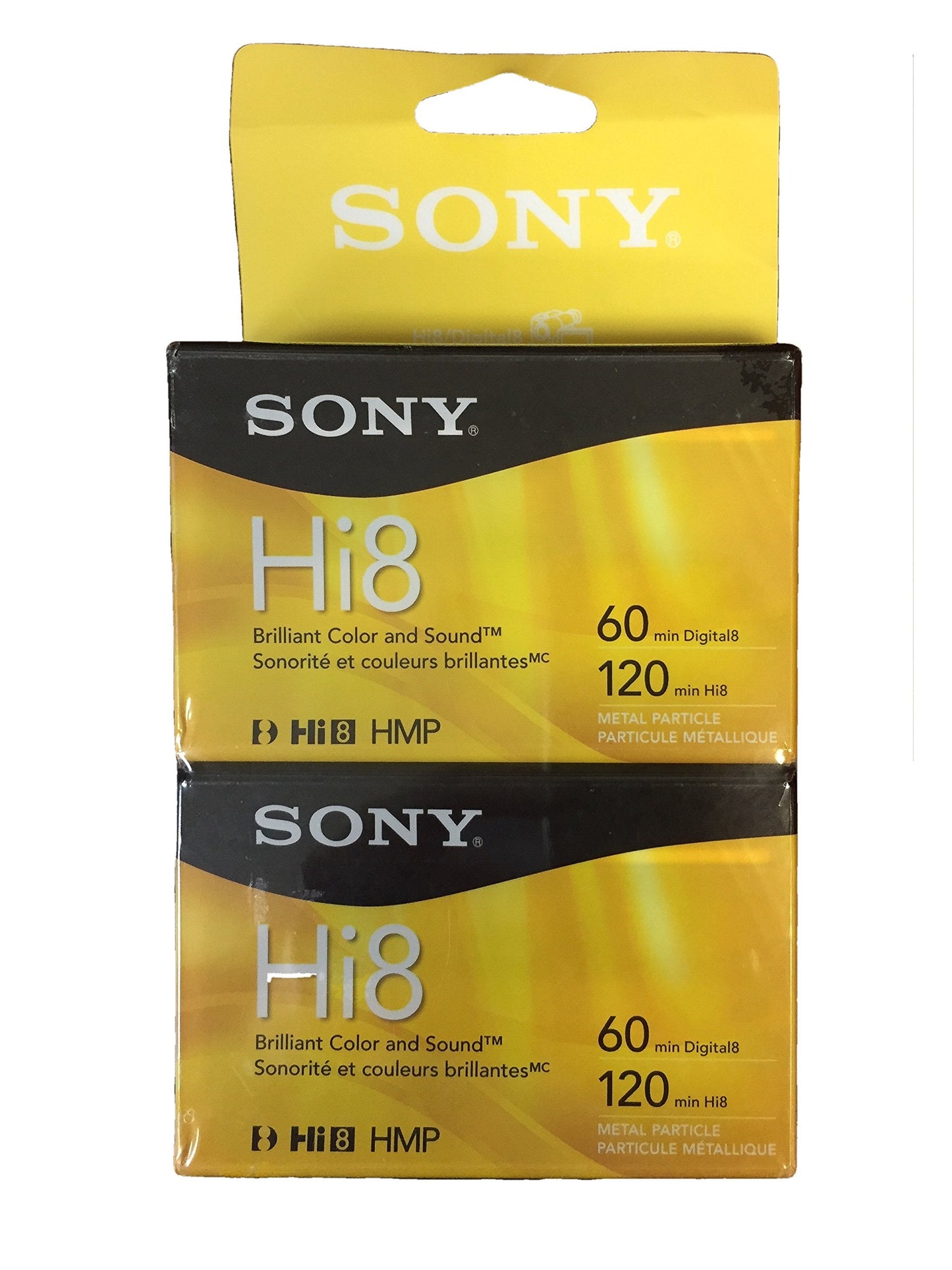 Hi-8 HMPD 120 minute 2-Pack Video Camcorder Cassette Tapes