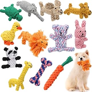 12 Dog Rope Toys for Chewers and Playtime