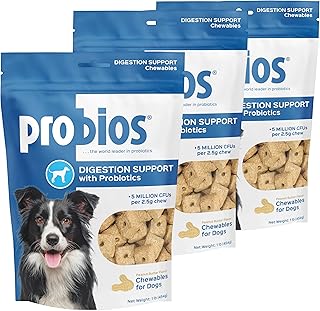 Digestive Support Chewables for Dogs, 3 Pack