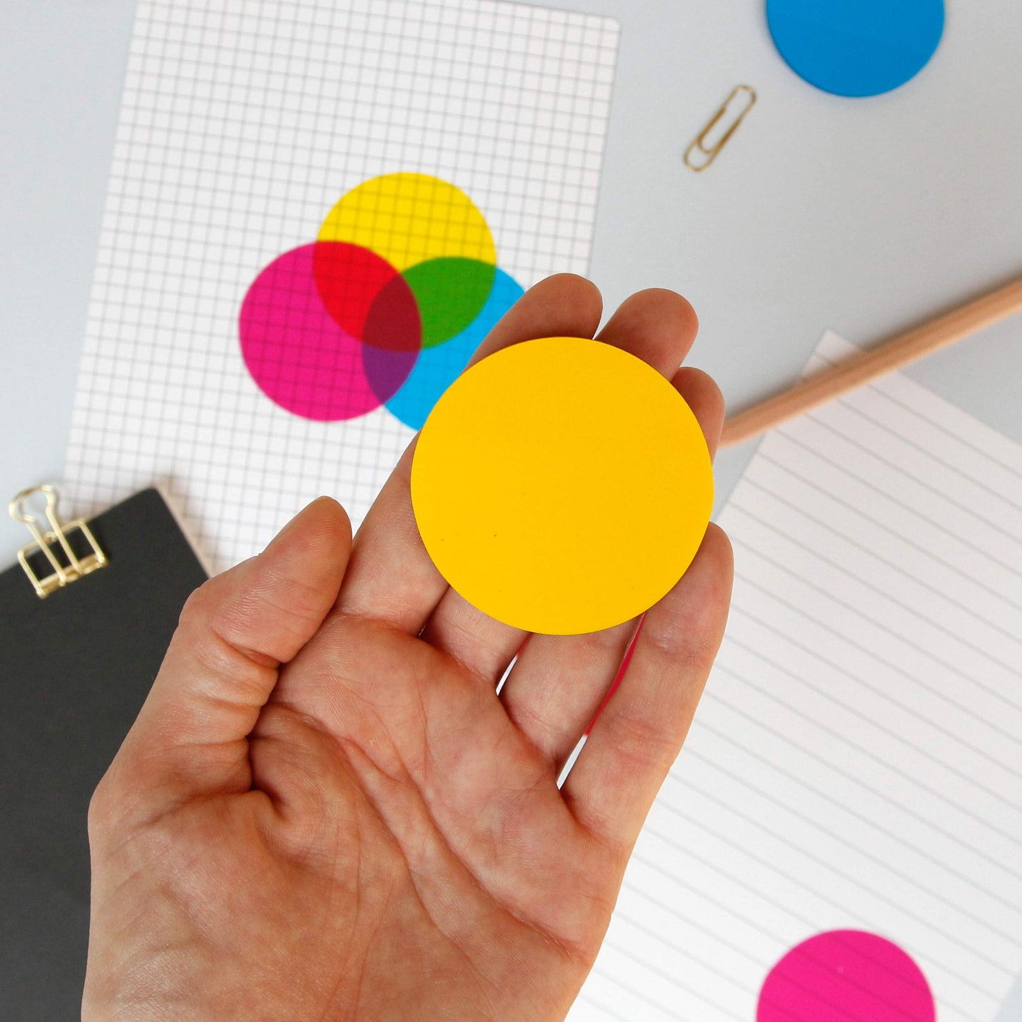 Colorful Transparent Sticky Notes for Reminders