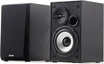 Pair of 4-inch Active Bookshelf Computer Speakers