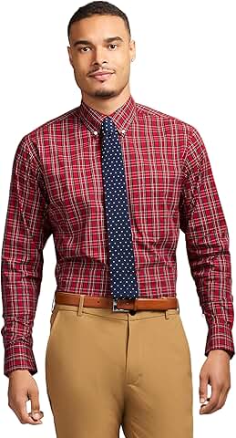 Men's Long Sleeve Wrinkle-Free Dress Shirt