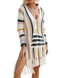 Women’s Crochet Beach Cover Up Dress