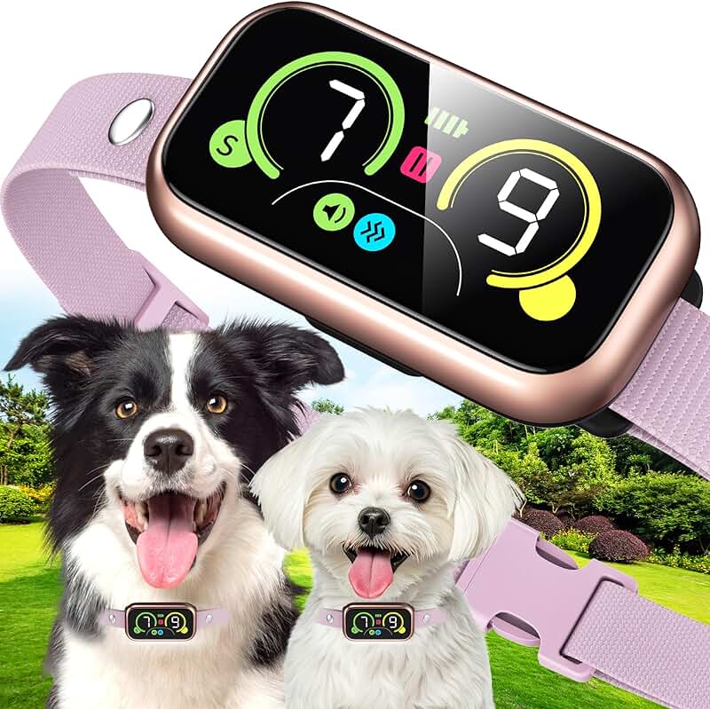 Dog Bark Collar with 4 Modes and Adjustable Sensitivity