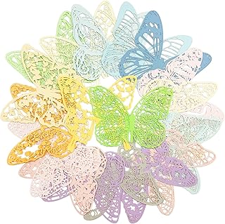 36pcs Butterfly Lace Paper Cutouts for Crafts