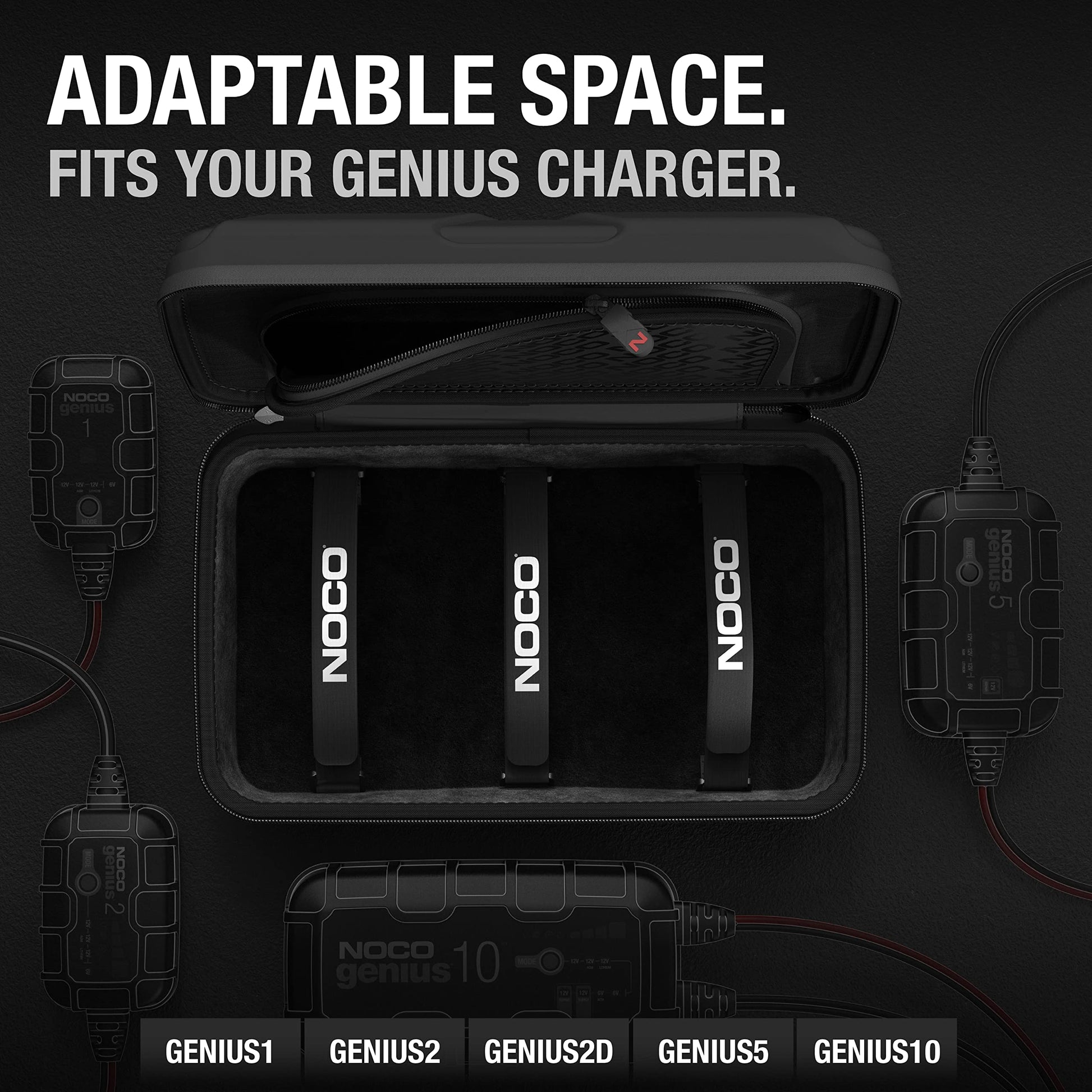 GC040 Universal EVA Protection Case for GENIUS1, GENIUS2, GENIUS5, and GENIUS10 Smart Battery Chargers