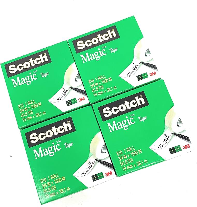 Refill tape, 3/4 inch x 1500 inches, 4 rolls