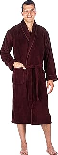 Men's Fleece Plush Bathrobe