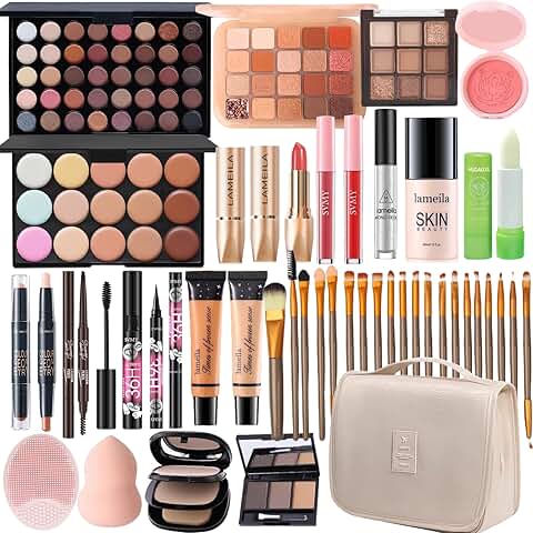 Complete 43-Piece Makeup Kit for Women