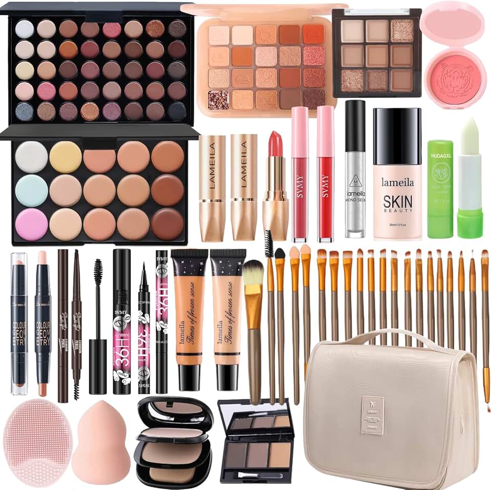 Complete 43-Piece Makeup Kit for Women