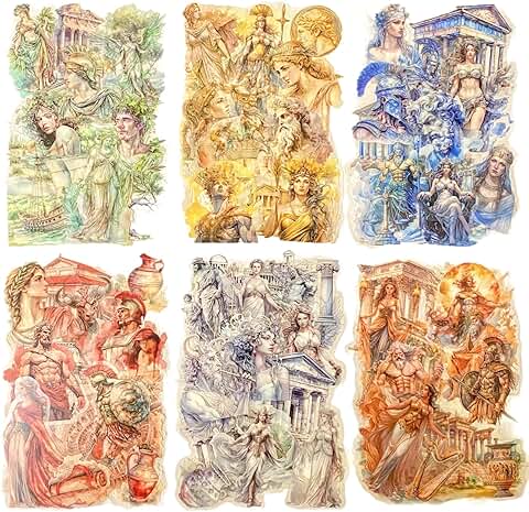 Greek Mythology Pet Stickers, 90 Waterproof Designs