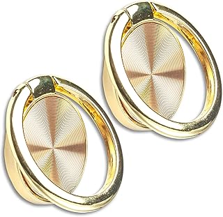 Two Pack Cell Phone Ring Holders with 360° Rotation
