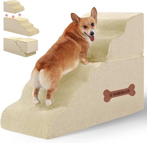 5-Step Pet Stairs for Small and Older Dogs