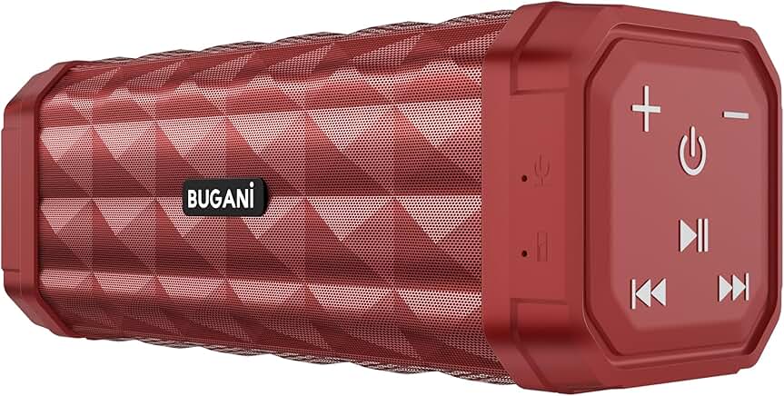 Portable Bluetooth Speaker with 100ft Range and Waterproof Design