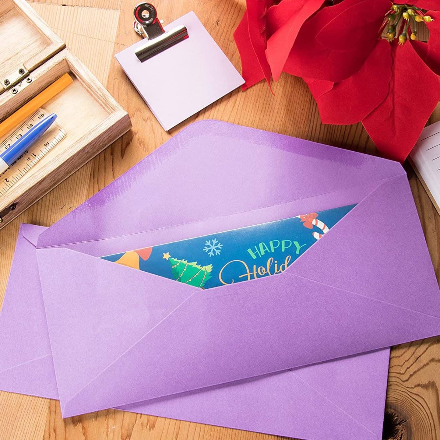 Assorted Color Sustainable Business Mailing Envelopes, 4.125 x 9.5 in, Pack of 120