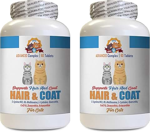 Dry skin care treats for cats, 120 pieces