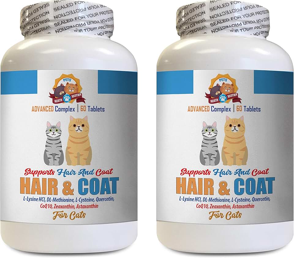 Dry skin care treats for cats, 120 pieces